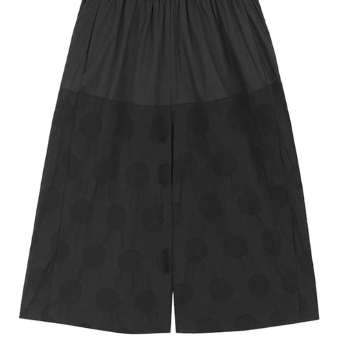 Load image into Gallery viewer, High Elastic Waist Black Dot Printed Spliced Long Wide Leg Pants New Trousers Women Fashion Spring Autumn 2025 1DJ1432
