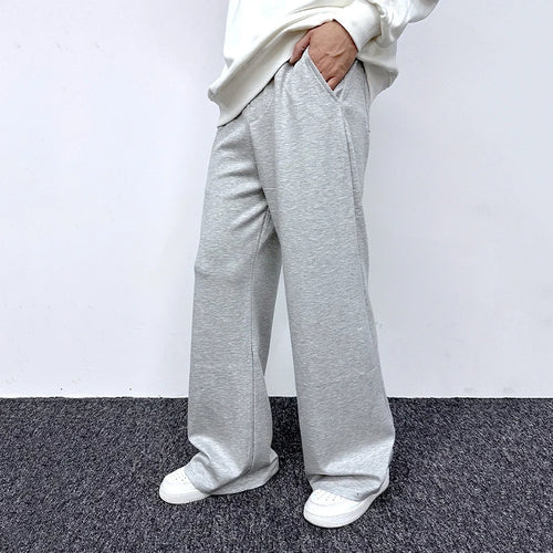Load image into Gallery viewer, Men's Sweatpants Trendy Loose American Summer Straight Wide Leg Basic Versatile Casual Pants Elastic Waist Trousers 9W1740
