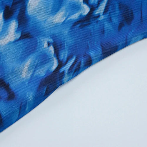 Load image into Gallery viewer, Halter Backless Print Sexy Maxi Dress For Women Gown Elegant Blue Printed Lace-up Sleeveless Evening Long Dress
