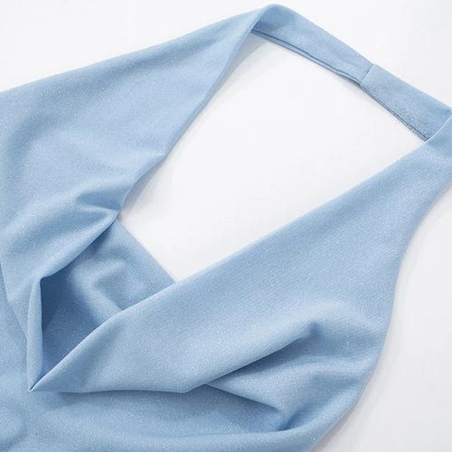 Load image into Gallery viewer, Halter Deep V Neck Backless Sexy Maxi Dress For Women Fashion Sleeveless High Waist Slim-fit Beach Club Party Dress
