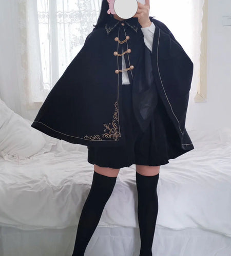 Autumn Winter Clothing Harajuku Wool Coats Women 2024 Ropa Mujer Streetwear Japanese Outwear Thicked Embroidery Woolen Jackets