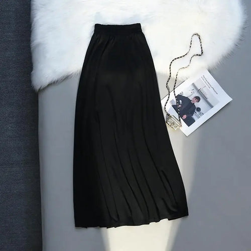 Load image into Gallery viewer, Korean Style Fashion High Waist Long Skirt Women Spring Summer Casual All-match Streetwear Straight Midi Skirt Y2k
