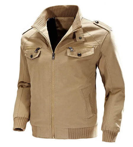 Autumn Men's Jackets Male Plus Size Casual Work Jackets Men's Military Fashion Clothing New Arrived Cotton Clothing 4XL