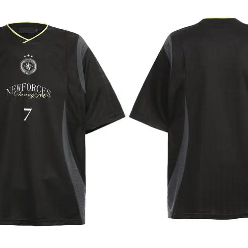 Load image into Gallery viewer, Vintage Mesh Jersey T-Shirt Y2K Graphic Printed Patchwork Racing Sports Tshirt Streetwear Hip Hop Harajuku Casual Baggy Top Tee
