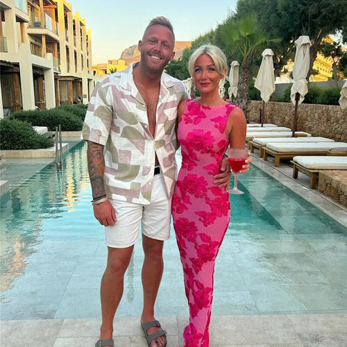 Load image into Gallery viewer, Elegant Floral Print Sexy Maxi Dress For Women Embroidered Applique Tank Dress Femme Bodycon Club Party Long Dress
