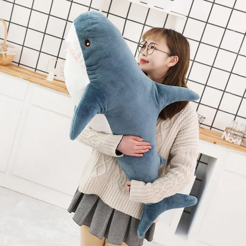 Load image into Gallery viewer, 30CM mini Size Shark Plush Toy Soft Stuffed speelgoed Animal Reading Pillow for Birthday Gifts Cushion Gift For Children
