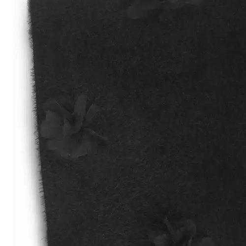 Load image into Gallery viewer, Black Big Size Flower Sweater Skirt Two Pieces Suit New Round Neck Long Sleeve Women Fashion Spring Autumn 2025 1DH9379
