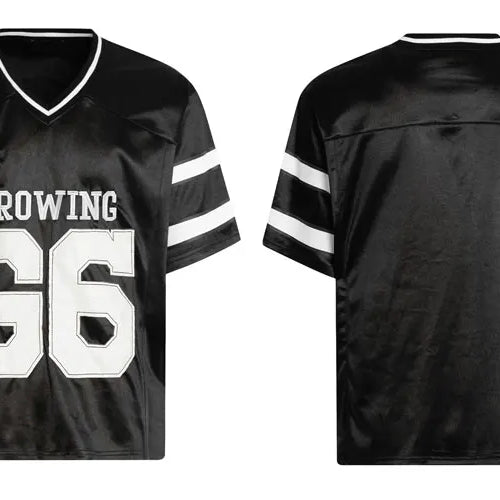 Load image into Gallery viewer, Vintage Jersey T-Shirt Y2K Embroidered Snake Patch Sports V-Neck Tshirt Streetwear Hip Hop Harajuku Casual Baggy Top Tee Shirts
