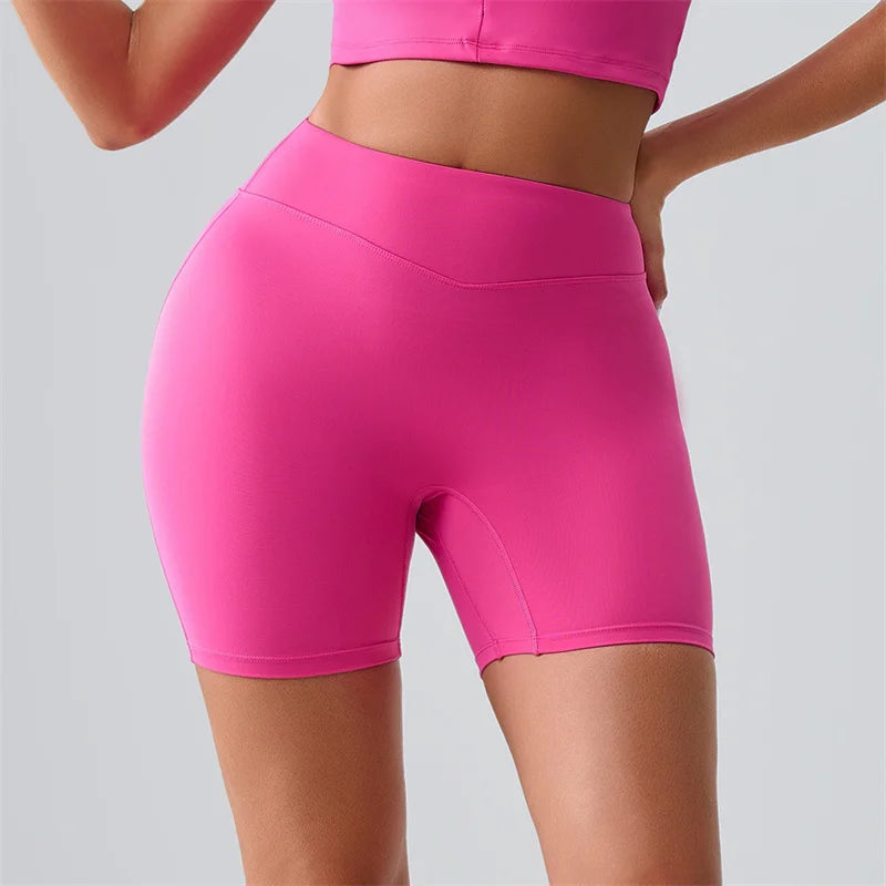 Women's Seamless Leggings Side Pockets Sports High Waist Hip Lifting Tummy Control GYM Tights Workout Fitness Elastic Yoga Pants