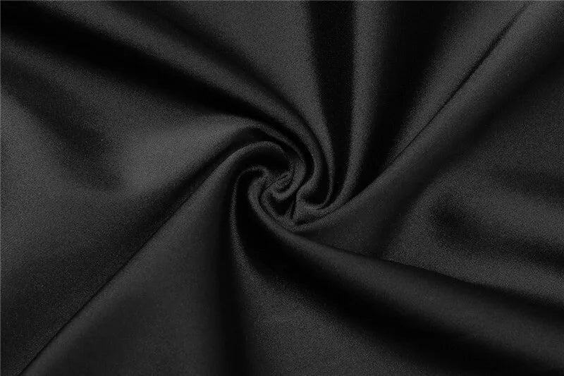 Halter Backless Sexy Maxi Dress For Women Black Satin Hollow Out Sleeveless Strapless Bodycon Club Long Dress Elegant