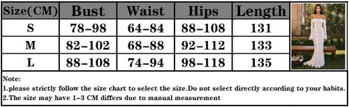 Load image into Gallery viewer, Floral Lace Off-shoulder Maxi Dress For Women White Strapless Backless Long Sleeve Bodycon Club Party Sexy Long Dress
