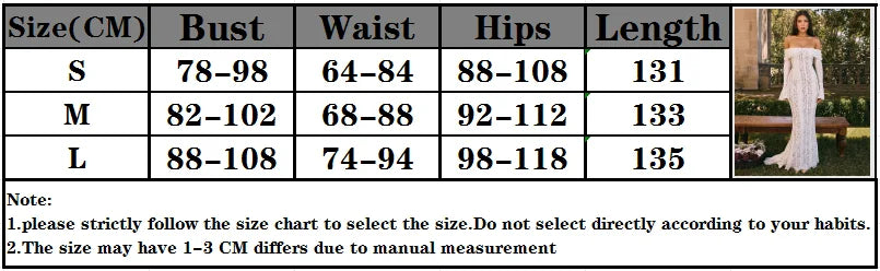 Floral Lace Off-shoulder Maxi Dress For Women White Strapless Backless Long Sleeve Bodycon Club Party Sexy Long Dress