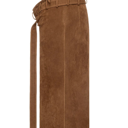 Load image into Gallery viewer, Solid Spliced Lace Up Elegant Long Skirts for Women High Waist Split Irregular Skirt Female Fashion Clothing New
