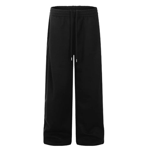 Load image into Gallery viewer, Men's Sweatpants Lace Up Design New Summer American Style Loose Solid Color Trendy Sanitary Pants Male Trousers 9W1742
