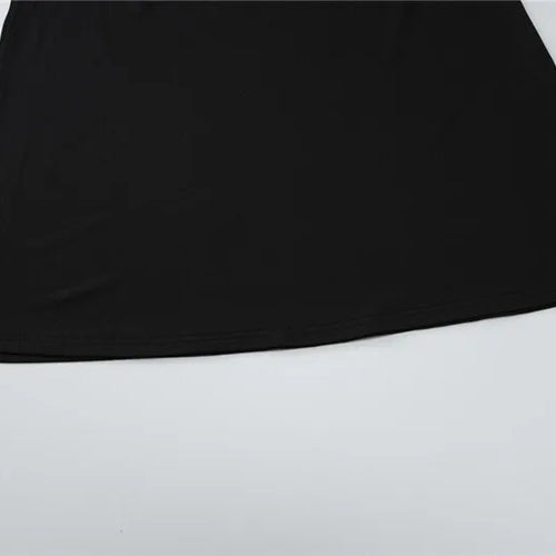 Load image into Gallery viewer, Skew Collar Backless Sexy Mini Dress For Women Gown Black Hollow Out Off-shoulder Sleeveless Bodycon Club Long Dress
