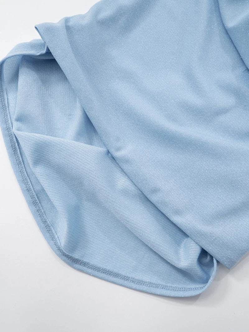 Halter Deep V Neck Backless Sexy Maxi Dress For Women Fashion Sleeveless High Waist Slim-fit Beach Club Party Dress