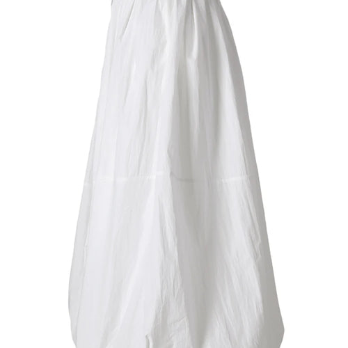 Load image into Gallery viewer, High Elastic Waist White Spliced Brief Casual A-line Half-body Skirt Women Fashion Tide New Spring Autumn 2025 CPG2827
