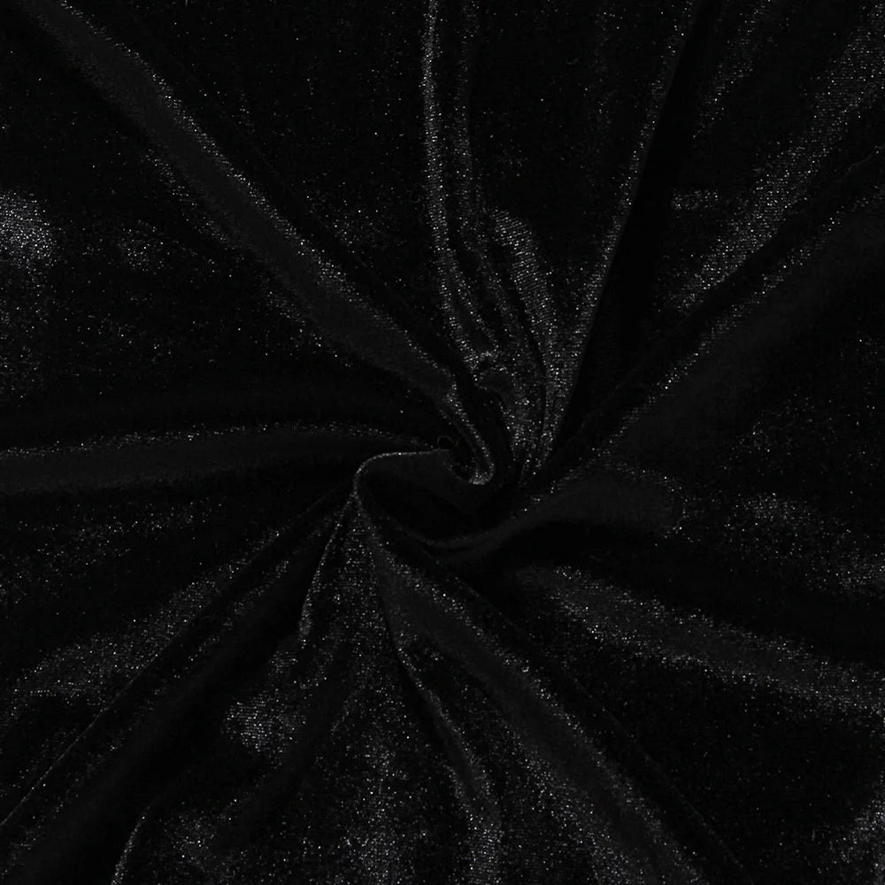 Long Sleeve Sexy Deep V Neck Wired Diamante Crystal Padded Should Bodycon Outfits Women Winter Velvet Party Dress