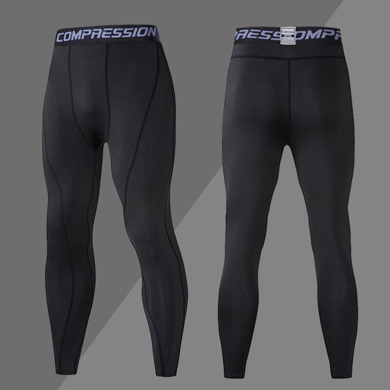 Gym Mens Tights Sport Pants Fitness Running Skinny Leggings Joggings Sportswear Yoga Compression Trousers Lycra Sweatpants