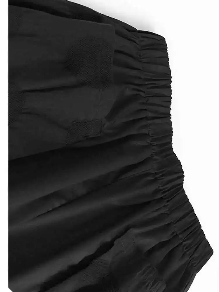 High Elastic Waist Black Dot Printed Long Pocket Harem Pants New Trousers Women Fashion Tide Spring Autumn 2025 1DH5235