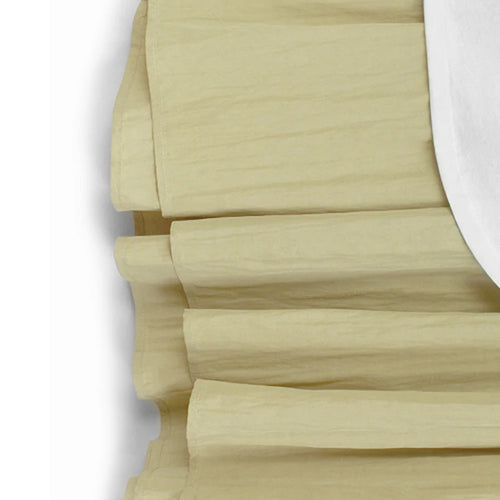 Load image into Gallery viewer, Women White Color-block Pleated Big Size Midi Dress New Round Neck Short Sleeve Fashion Tide Spring Summer 2025 1DJ1439
