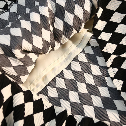 Load image into Gallery viewer, Vintage Print Skirts Womens Summer Elastic High Waist A-line Skirt Female All-match Fashion Elegant Slim Midi Skirt Ladies
