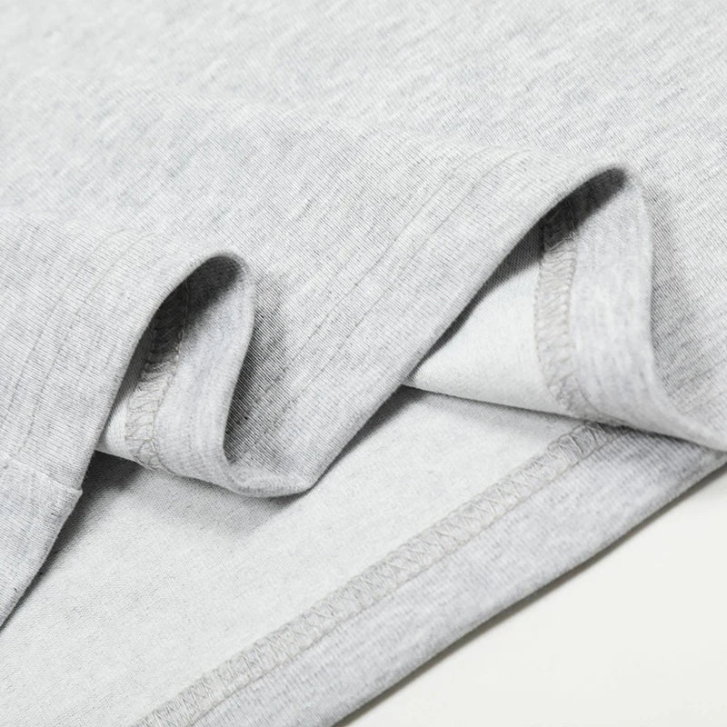 Men's T-shirts New Summer Embroidered Letter Splicing Casual Stylish Long Sleeve T-shirt Round Collar Trendy Top 9W1763