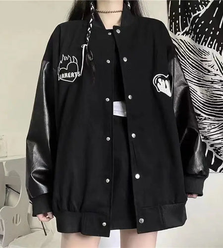 Harajuku Coat Women Clothing Streetwear BF Fashion Outwear Y2k Tops Preppy Style Casual Chic Oversized Jackets 2024 Ropa Mujer