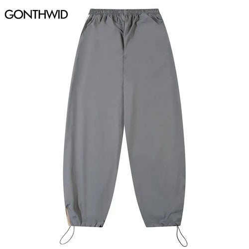 Load image into Gallery viewer, Vintage Sports Pants Y2K Patchwork Joggers Baggy Pants Streetwear 2024 Harajuku Hip Hop Loose Straight Thin Trousers Black Gray
