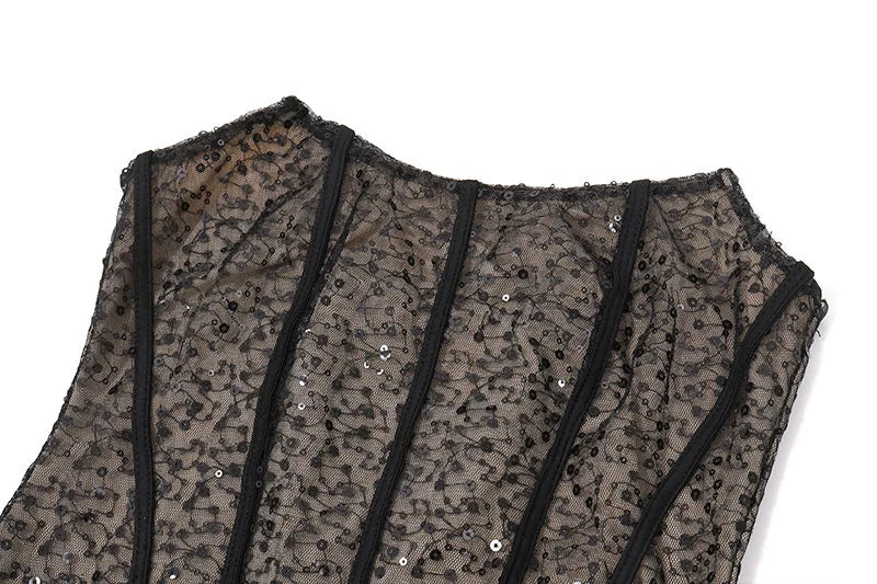 Elegant Strapless Skinny Sexy Mini Dress For Women Fashion Off-shoulder Backless Sleeveless Lace-up Club Party Dress