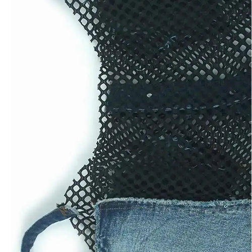 Load image into Gallery viewer, Big Size Denim Vest Wide Leg Pants Two Piece Suit New V-Neck Sleeveless Women Fashion Tide Spring Autumn 20251DH9963
