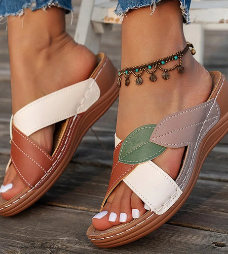 Women's Sandals New Summer Shoes Woman 2025 Summer Sandals With Heels Sandalias De Mujer Fashion Slippers Women Heeled Footwear