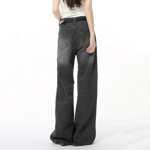 Load image into Gallery viewer, Loose Fit Men's Wear New Stylish Women Men Wide Leg Denim Pants Multi Colors Casual Jeans Summer Fashion Tide 9C354
