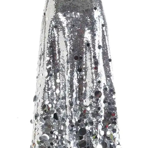 Load image into Gallery viewer, High Waist Red Sequins Shining Elegant A-line Party Half-body Skirt Women Fashion Tide New Spring Autumn 2025  1DH7717
