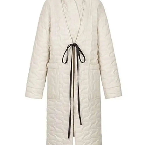 Load image into Gallery viewer, Apricot Scarf Big Size Hooded Cotton-padded Coat Long Sleeve Women Parkas Fashion Tide New Autumn Winter 2025 CP17590
