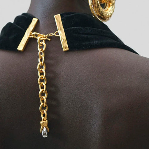 Load image into Gallery viewer, Black Slimming Spliced Sequined Fashion Jumpsuits for Women Halter Sleeveless Backless High Waist Jumpsuit Female
