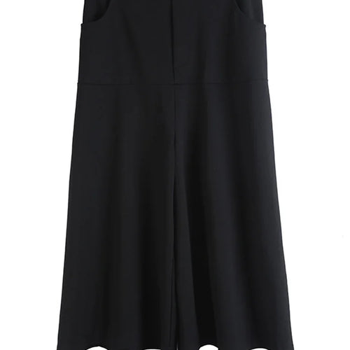 Load image into Gallery viewer, High Elastic Waist Black Brief Long Wide Leg Trousers New Loose Fit Pants Women Fashion Tide Spring Autumn 2025 1DA610
