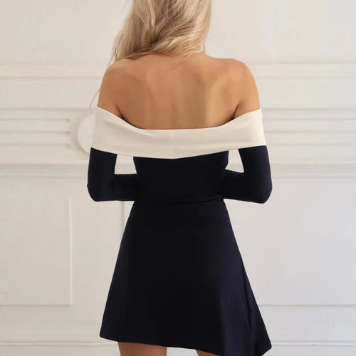 Load image into Gallery viewer, Elegant Sleeveless Long Sleeve Tight Elastic Short Skirt Women Sexy Backless Slim Party Club Evening Dress Summer 2024
