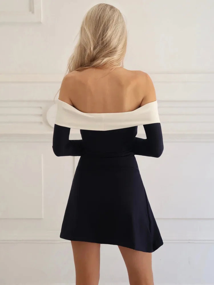 Elegant Sleeveless Long Sleeve Tight Elastic Short Skirt Women Sexy Backless Slim Party Club Evening Dress Summer 2024