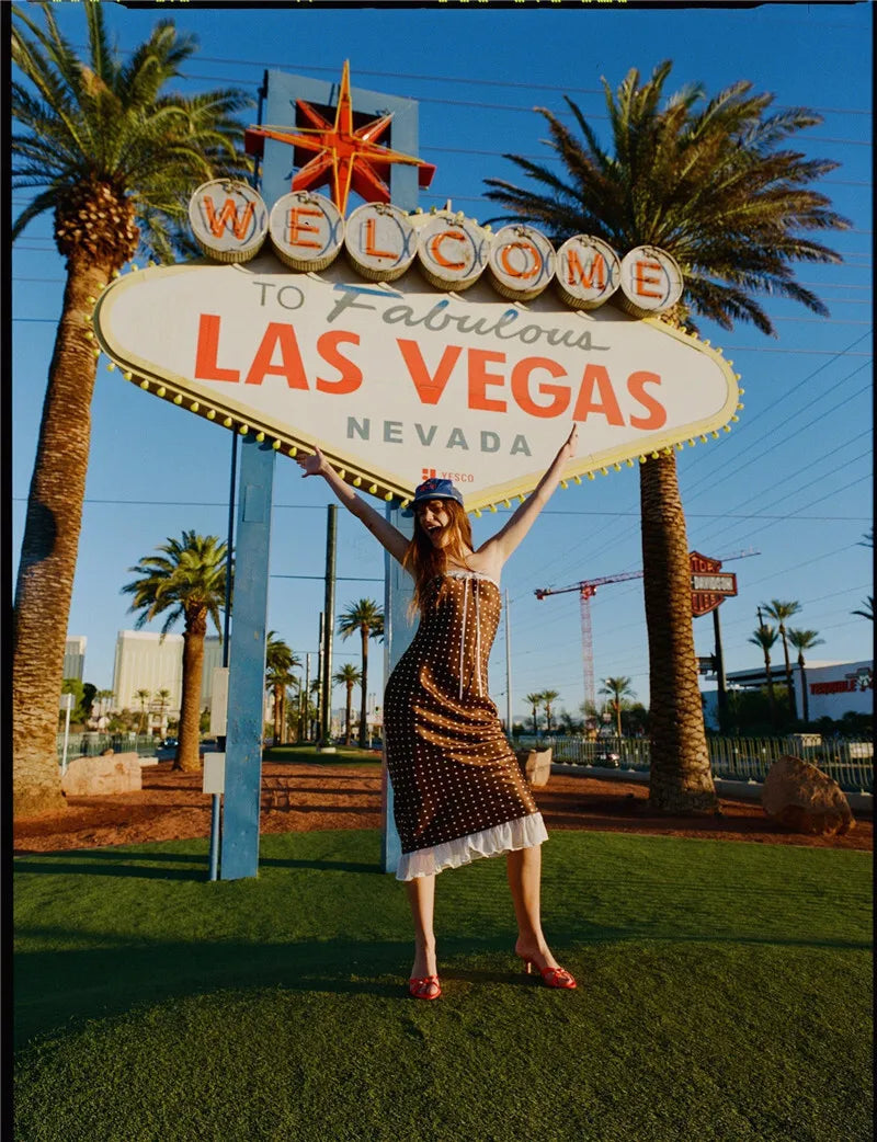 Lace Strapless Backless Sexy Midi Dress For Women Fashion Off-shoulder Sleeveless Bodycon Polka Dot Dress Elegant