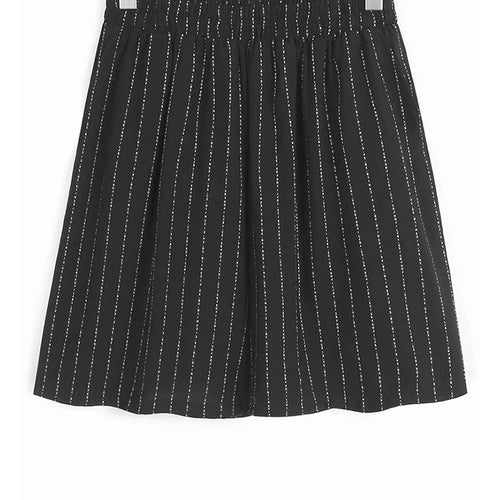 Load image into Gallery viewer, Tassels Striped Shirt Wide Leg Shorts Two Piece Suit New Lapel Long Sleeve Women Fashion Tide Spring Autumn 2025 1DJ1226
