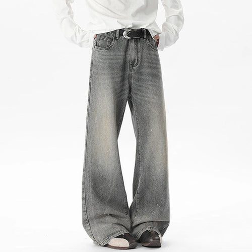 Load image into Gallery viewer, Summer New Chic Male Jeans Straight Wide Leg Men's Denim Pants 2025 Stylish Men Clothing Streetwear American Style 9W1652
