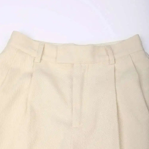 Load image into Gallery viewer, High Waist Beige Pleated Pocket Elegant Long Wide Leg Pants New Trousers Women Fashion Tide Spring Autumn 2025 26D5510
