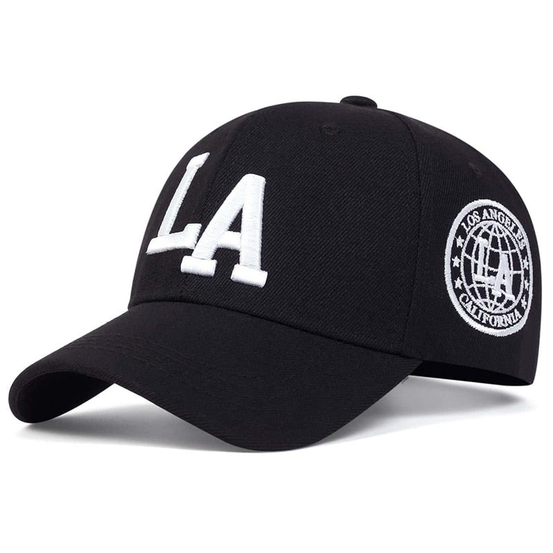 Cap Los Angeles LA golfHat black desert flowers adult Hip Hop Caps outdoor sun Hats Adjustable Baseball Cap