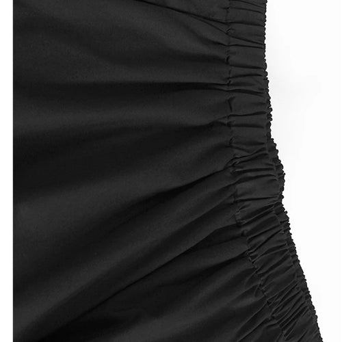 Load image into Gallery viewer, High Elastic Waist Black Dot Printed Spliced Long Wide Leg Pants New Trousers Women Fashion Spring Autumn 2025 1DJ1432
