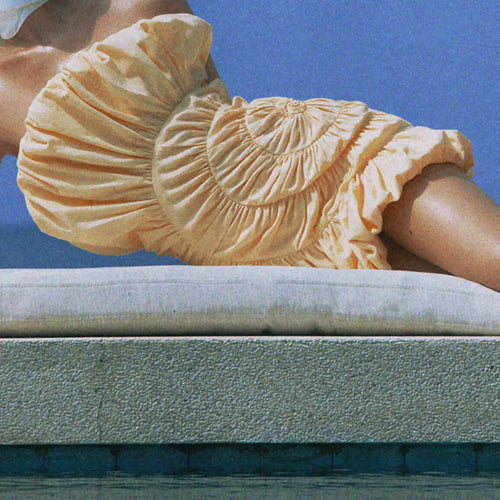 Load image into Gallery viewer, Solid Soliced Folds Fashion Mini Dresses for Women Strapless Sleeveless High Waist Elegant Dress Female Clothes New
