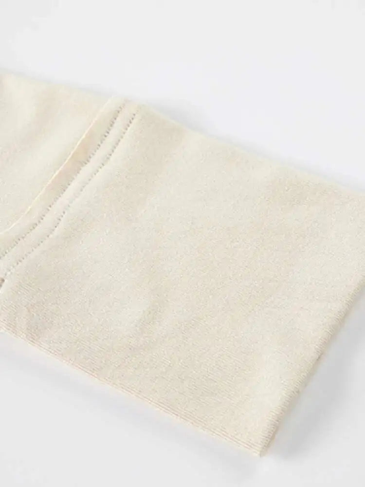 Women Apricot Print Vintage Elegant Long Knitting Dress New Round Neck Long Sleeve Fashion Spring Autumn 2025 1DH2620