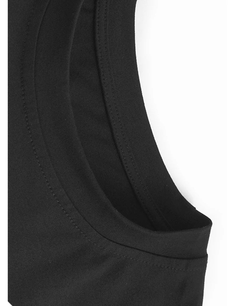 Women Green Drawstring Pocket Big Size Midi Dress New Round Neck Short Sleeve Fashion Tide Spring Summer 2025 1DJ1355