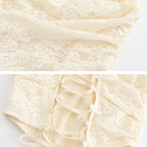 Load image into Gallery viewer, Elegant Women 2 Piece Dress Set 2023 Maxi Wedding Guest Dress Lace Up Crop Top and Maxi Skirt Set Formal Event Dress
