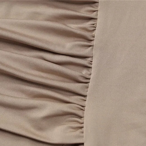 Load image into Gallery viewer, Long Sleeve Ruched Sexy Maxi Dress For Women Autumn New Fashion Solid O Neck Bodycon Long Dress Elegant Clubwear
